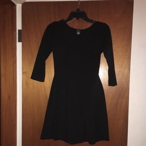 Black Rue21 quarter length sleeve dress